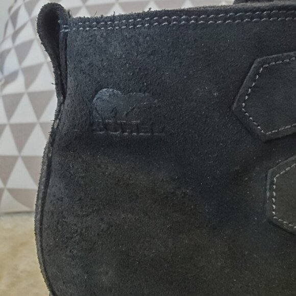 Sorel Toronto Genuine Leather Suede Wedge Lace Up Booties 8 - Picture 5 of 7